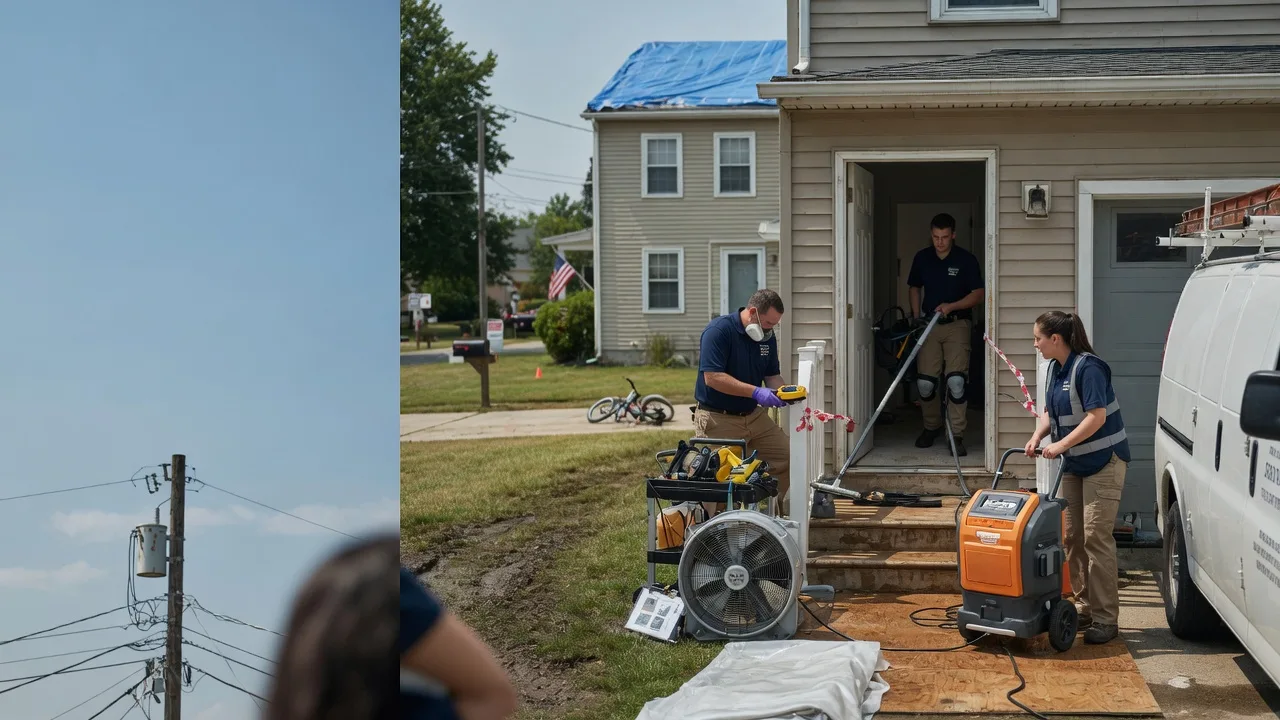 Water Damage Repair in Paris Crossing, IN near me